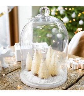 Nordic Christmas Bottle Brush Trees