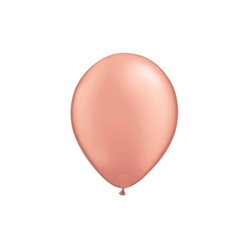 8 Pearlized Rose Gold Balloons