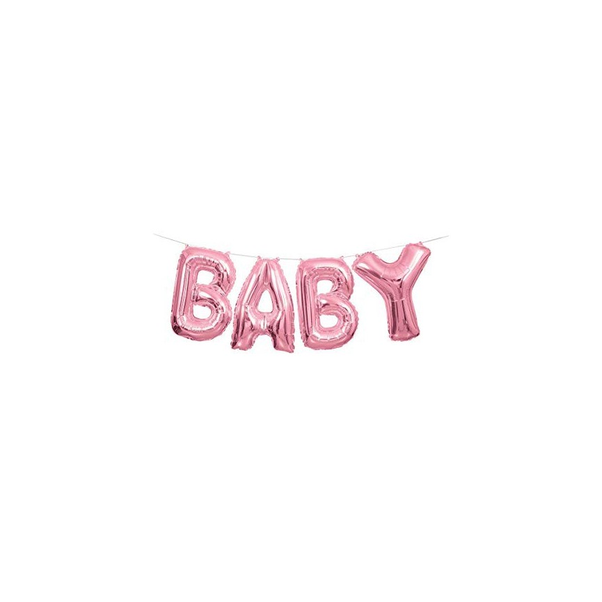 Pink Baby Mylar Balloon