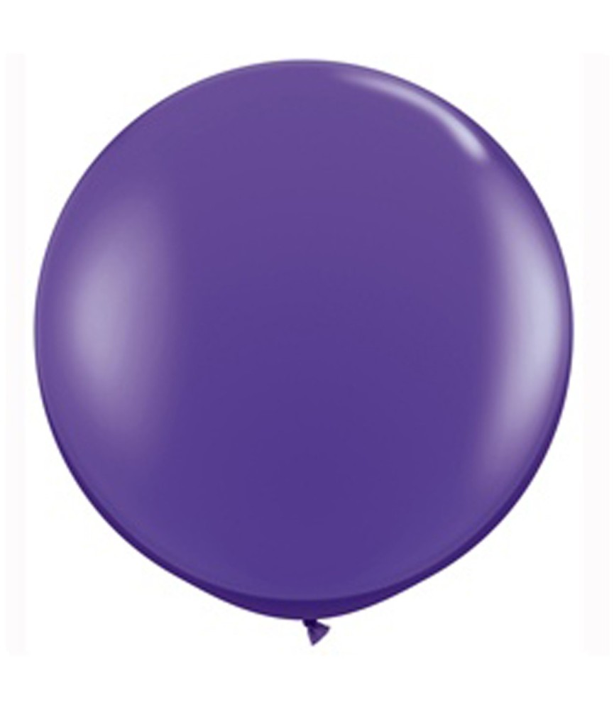 6 Giant Purple Balloons