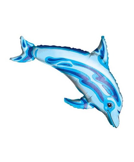 Blue Dolphin Mylar Balloon