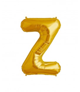 Goldener Folienluftballon "Z"