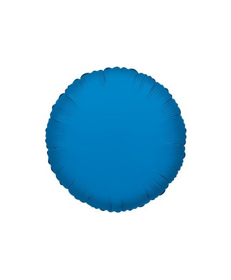 Ballon Mylar Rond Bleu Royal