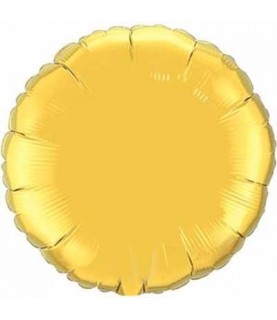 Gold Round Mylar Balloon
