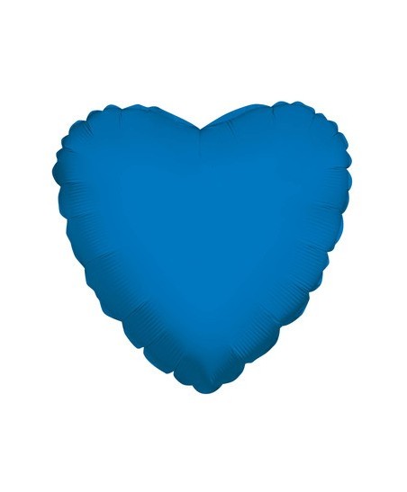 Ballon Mylar Coeur Bleu Royal