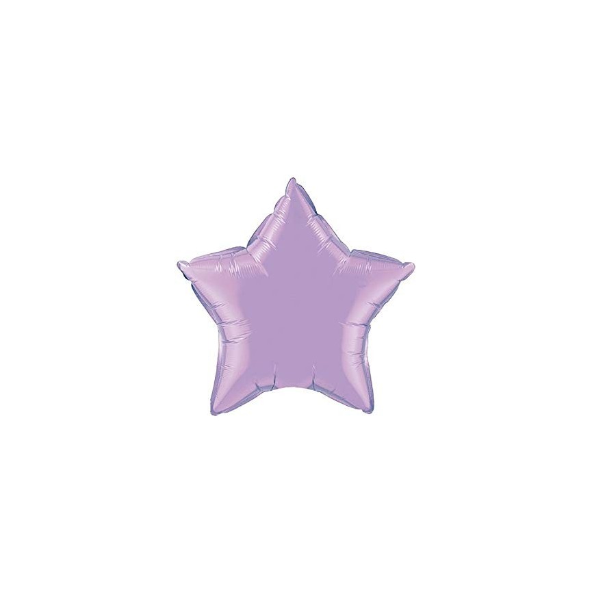 Lavender Star Mylar Balloon