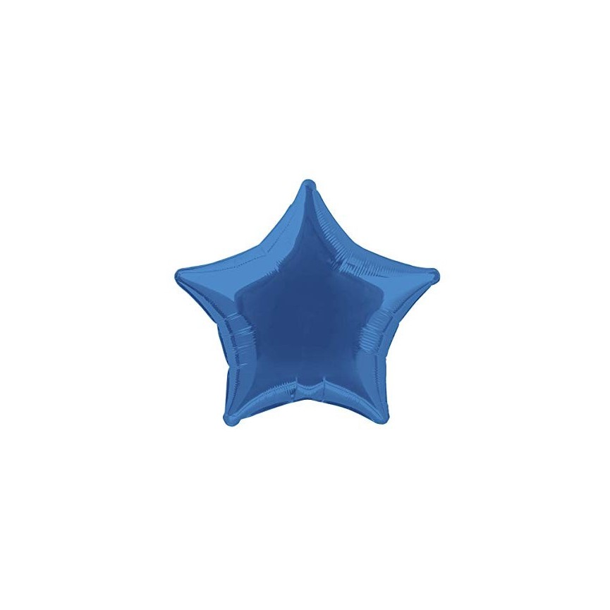 Royal Blue Star Mylar Balloon