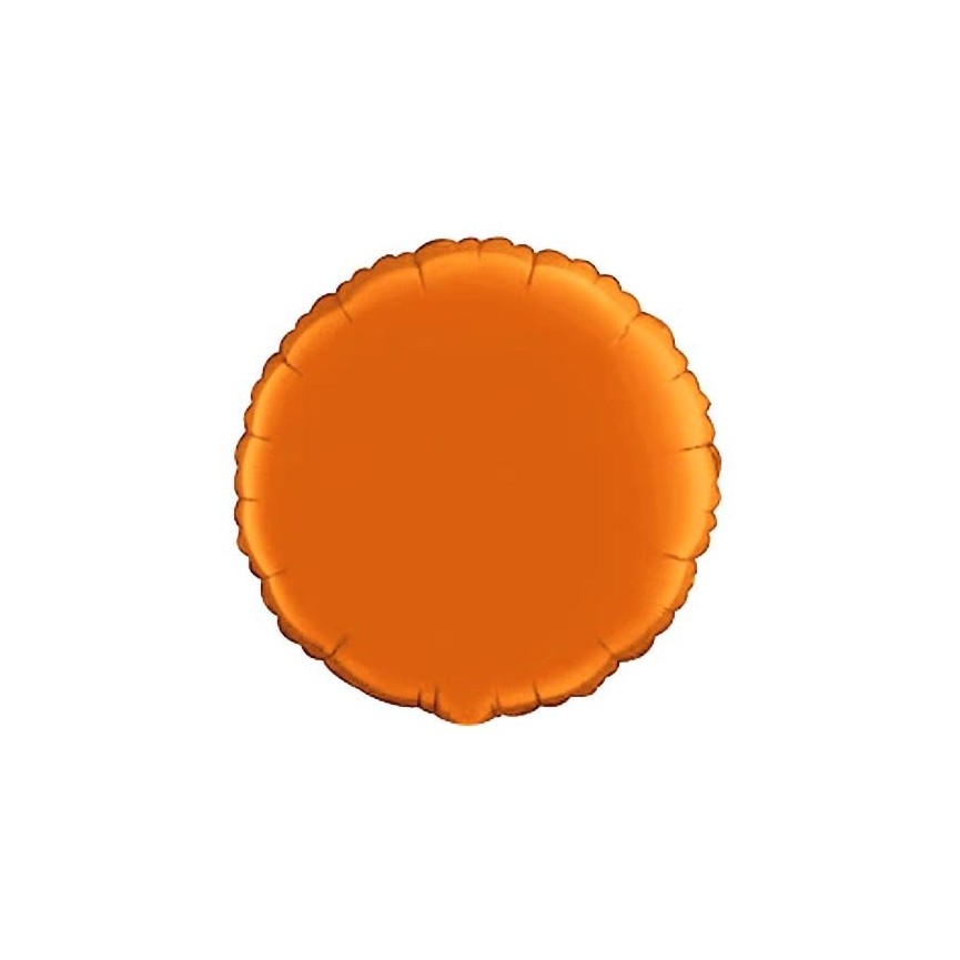 Ballon Mylar Rond Orange