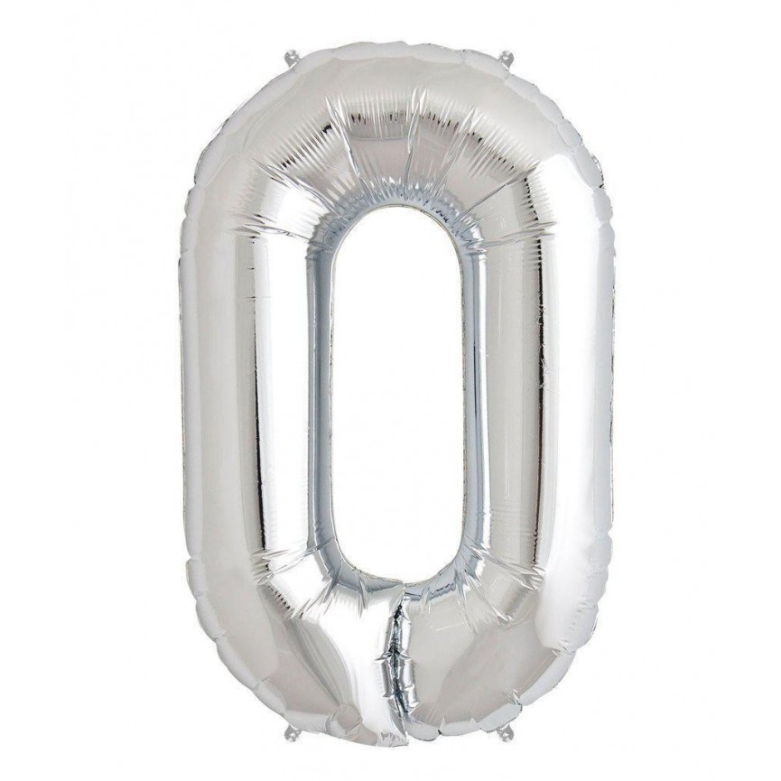 Mylar Ballon Number 0