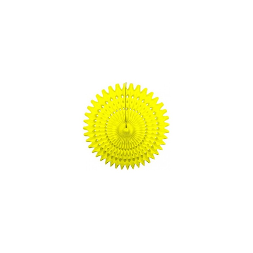 Yellow Honeycomb Fan