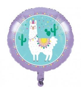 Lama Party Mylar Balloon