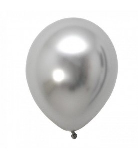Silver Chrome Latex Balloon
