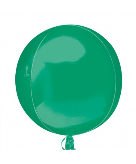 Silberner Orbz Folienluftballon