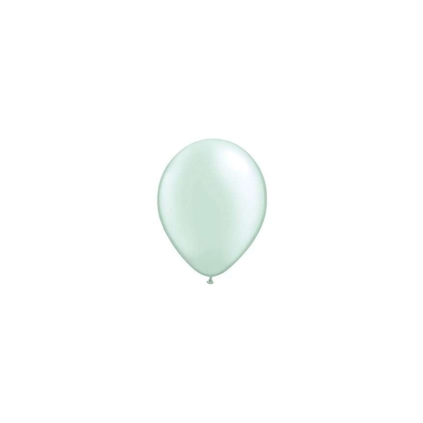 Ballon Mini Vert Menthe Nacré 13cm