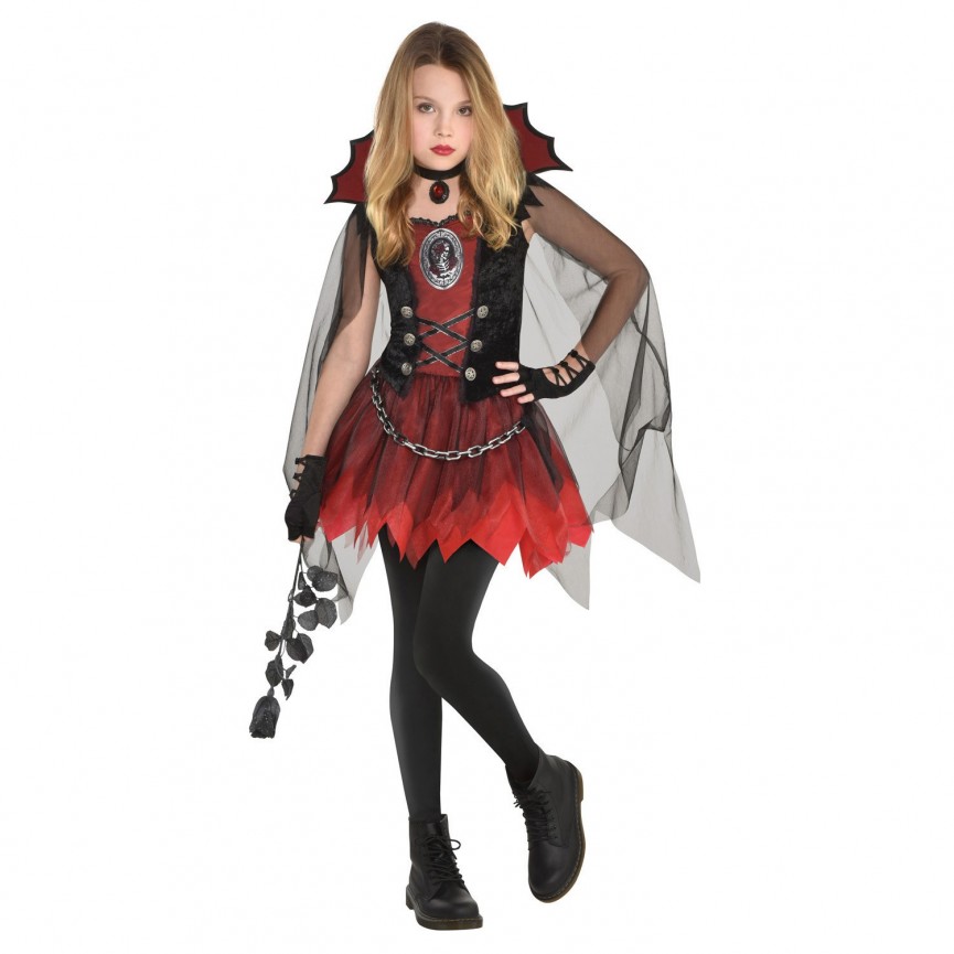 Children's costume Dark Vamp Girl