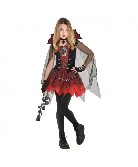 Children's costume Dark Vamp Girl