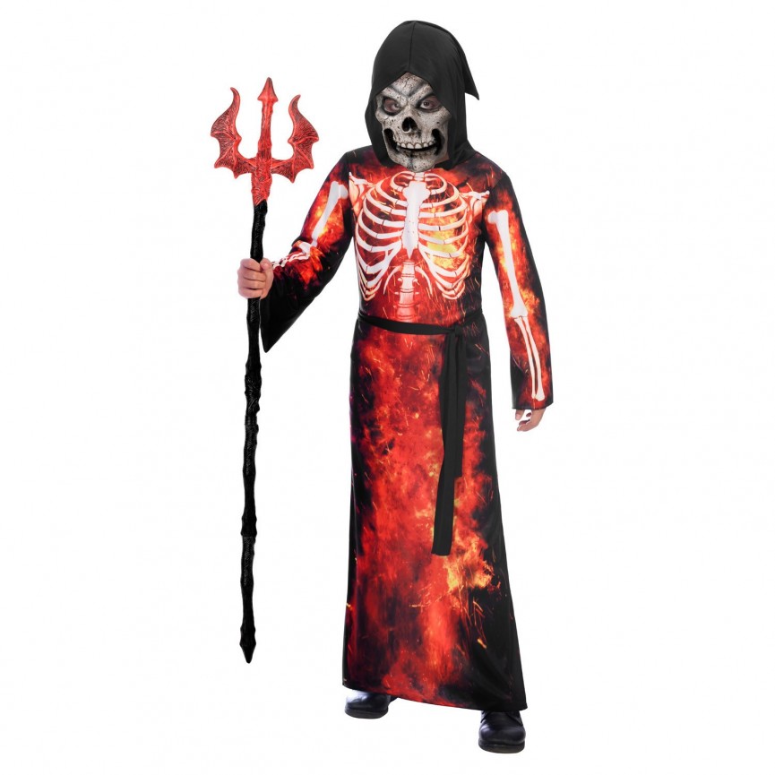 Fire Reaper Children's Costume Fire Reaper Kinderverkleidung Fire Reaper Costume Enfant