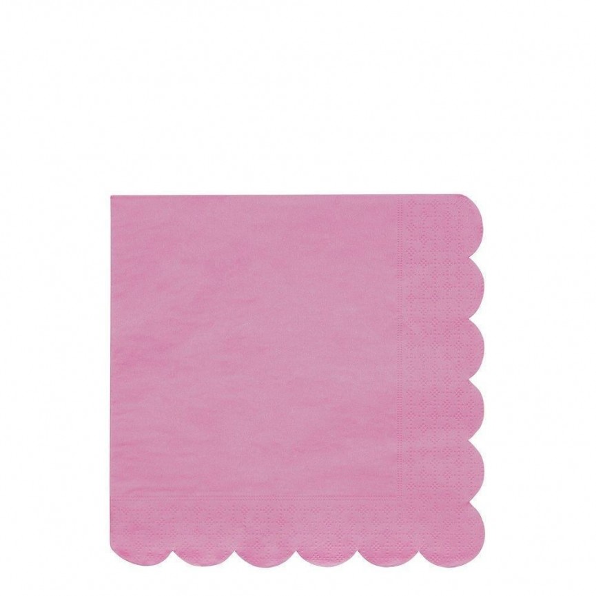 20 Large Simply Eco Napkins – Coral