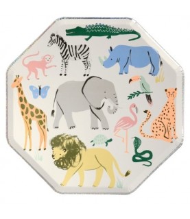 Safari Animals Dinner Plates