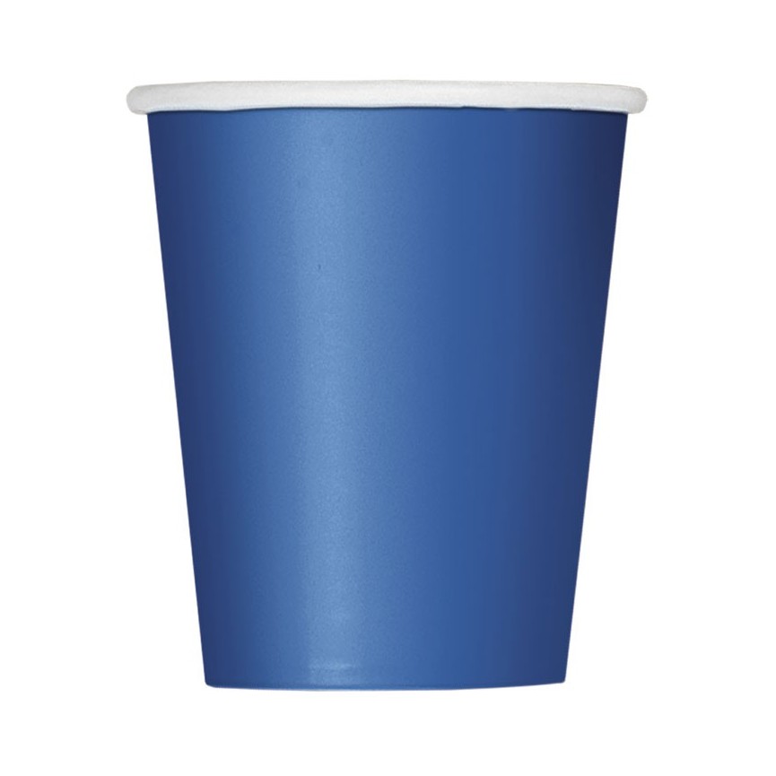14 Royal Blue Cups
