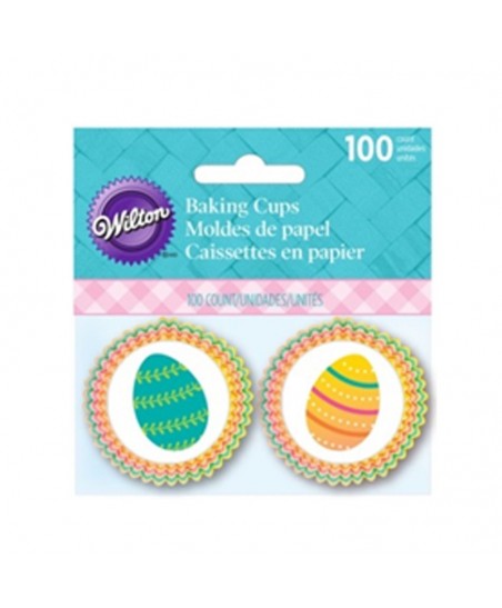 100 Mini Caissettes à Cupcakes Oeufs de Pâques