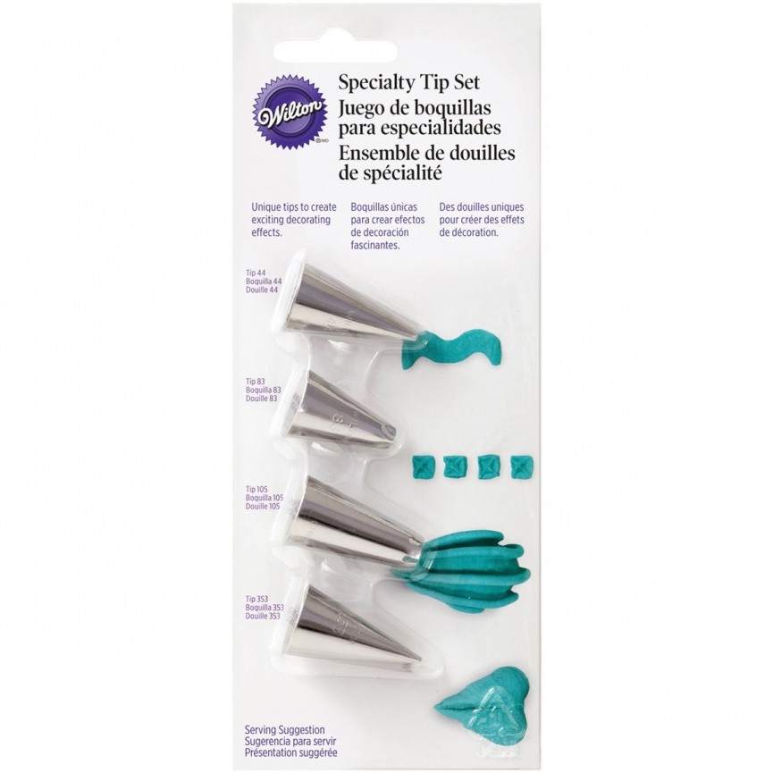 Piping Tips Set - 4 pieces