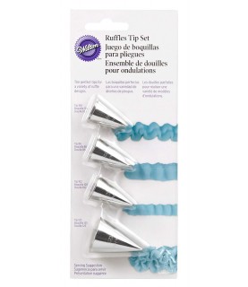 Piping Tips Set - 4 pieces 106, 86, 102, 125