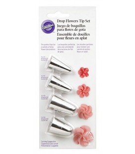 Piping Tips Set - 4 pieces  225, 129, 109, 190