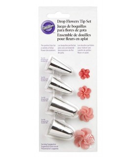 Piping Tips Set - 4 pieces  225, 129, 109, 190