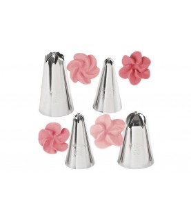 Piping Tips Set - 4 pieces  225, 129, 109, 190