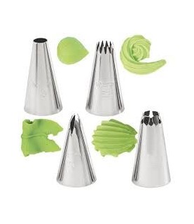 Piping Tips Set - 4 pieces  10, 32, 70, 105