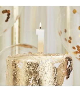 God Ombre Number 0 Candle