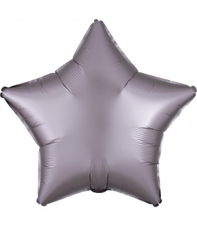 Ballon Aluminium Satin Luxe Etoile Grège