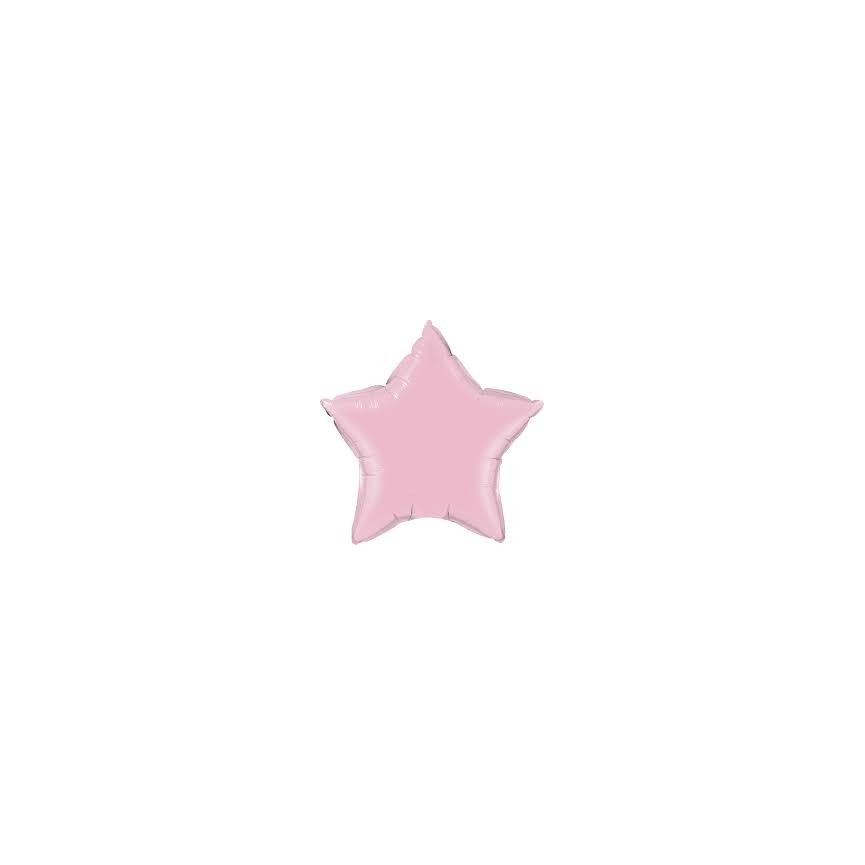 Pink Star Mylar Balloon