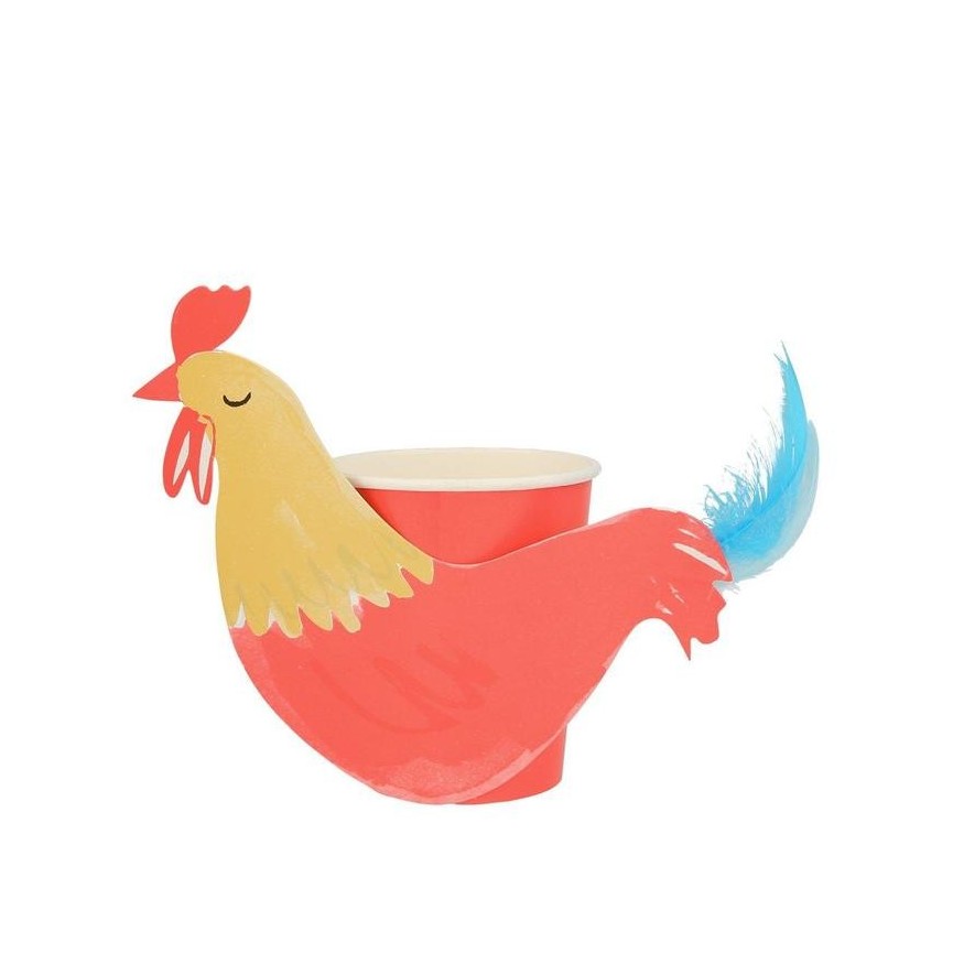 Rooster Farm Cups