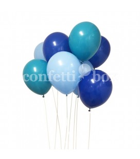 Luftballonstrauß True Blue