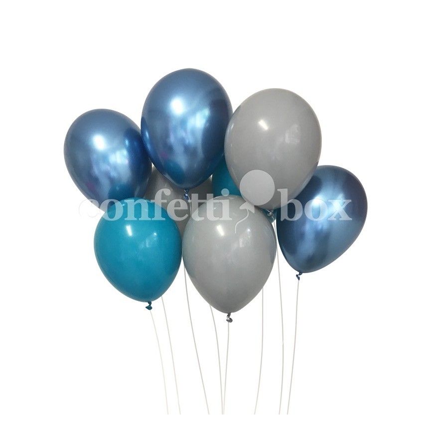 Balloon Bouquet Blue Monday