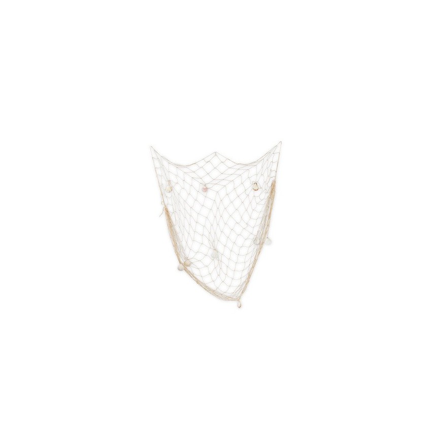 Ivory Ribbon Fishing Net Style