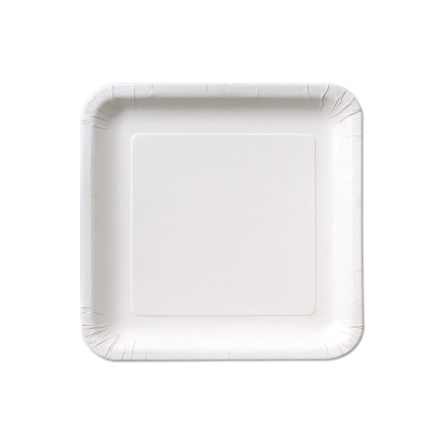 14 Grandes Assiettes Blanches