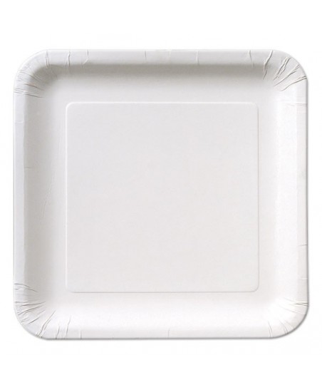 14 Grandes Assiettes Blanches