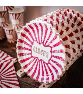 Vintage Circus Plates