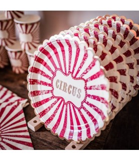 Vintage Circus Plates