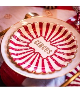 Vintage Circus Plates