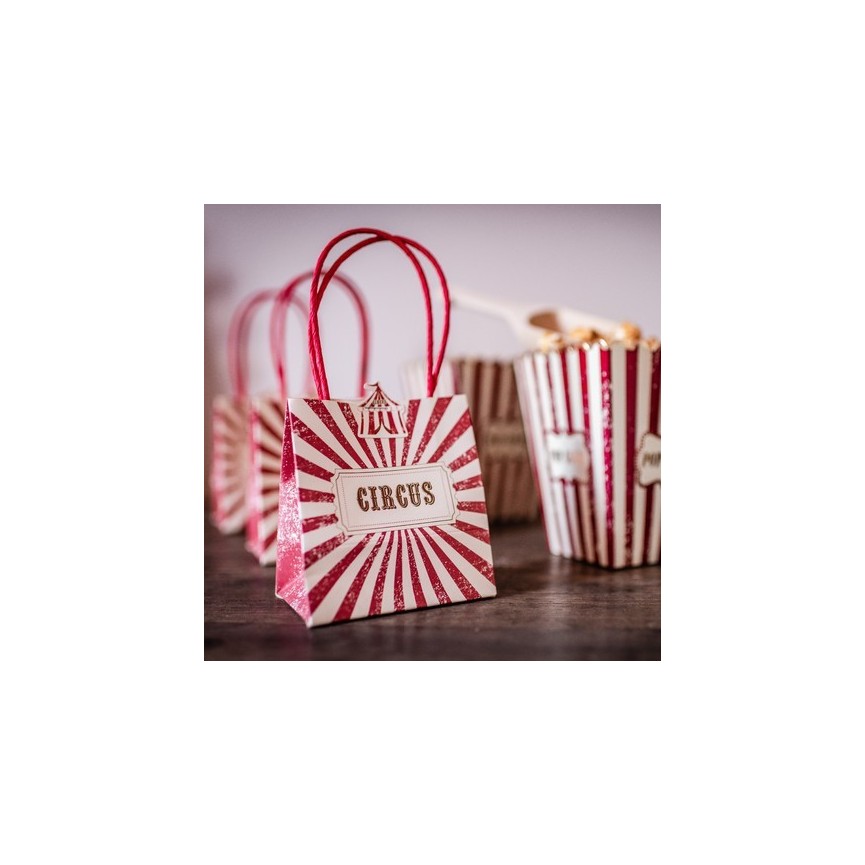 4 Vintage Circus Treat Bags