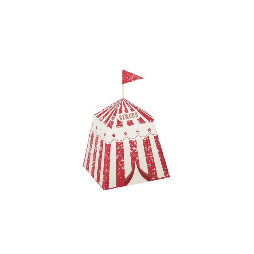 8 Treat Boxes Vintage Circus