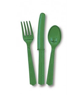 18 Green Cutlery