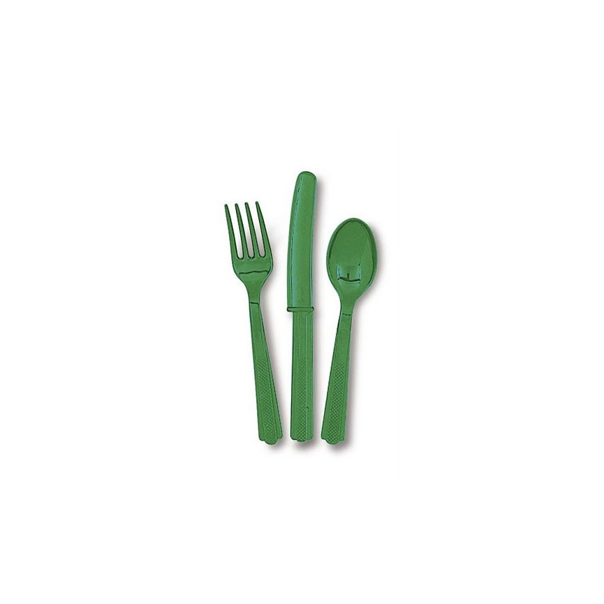 18 Green Cutlery