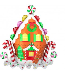 Gingerbread House-Folienluftballon