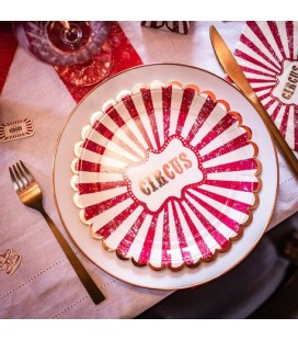 Vintage Circus Plates