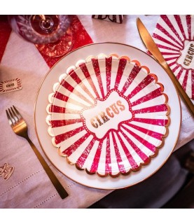 Vintage Circus Plates